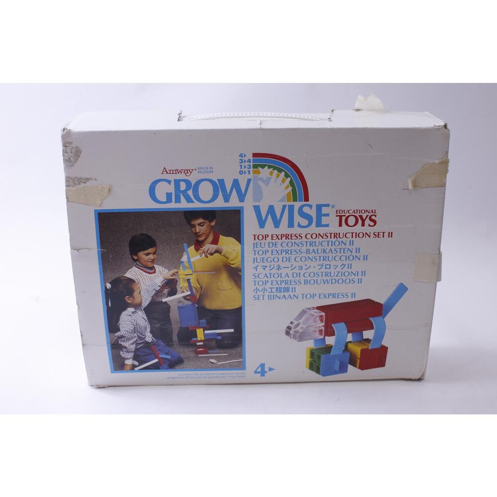 Grow Wise, Top Express Construction Set II, 1987, Amway, Educational Toy,